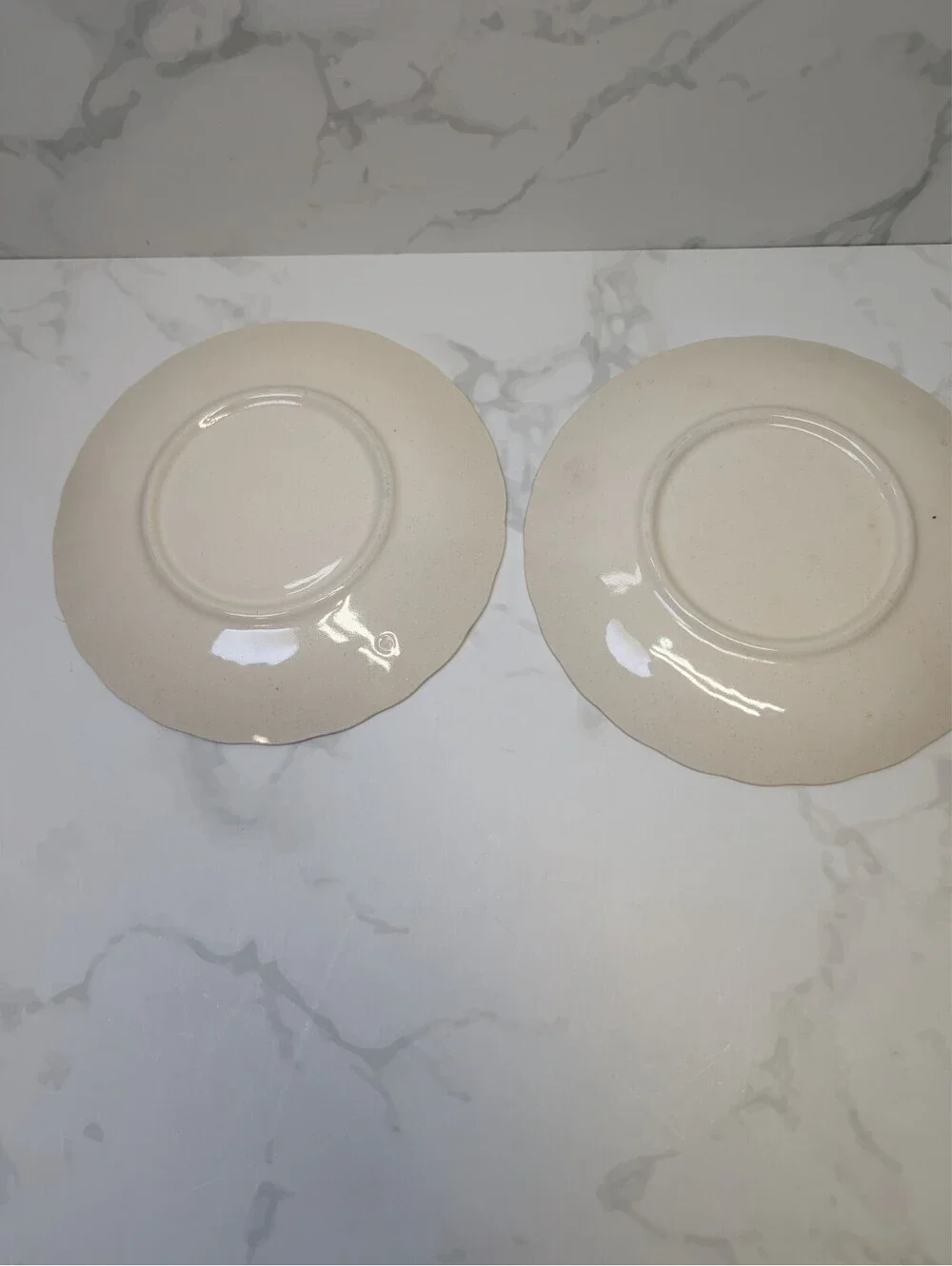 Blue Ridge Laurel Wreath Bread & Butter Plates Set of 4 Vintage 6.25